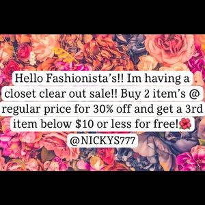 🎉CLEAN OUT CLOSET DEAL🎉